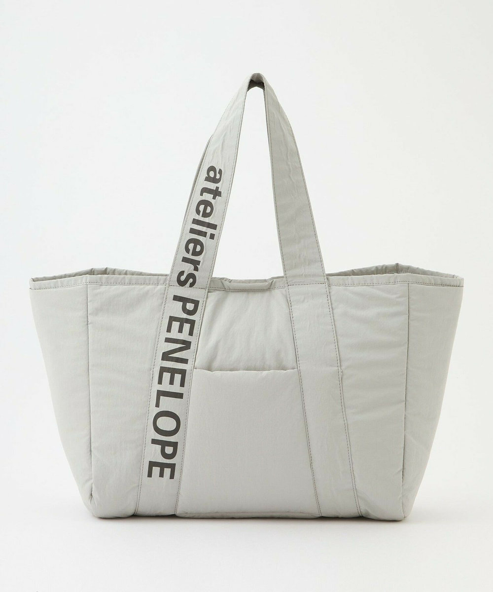 L'EQUIPE ateliers PENELOPE×L'EQUIPE ボンディングトートバッグ ライトグレー