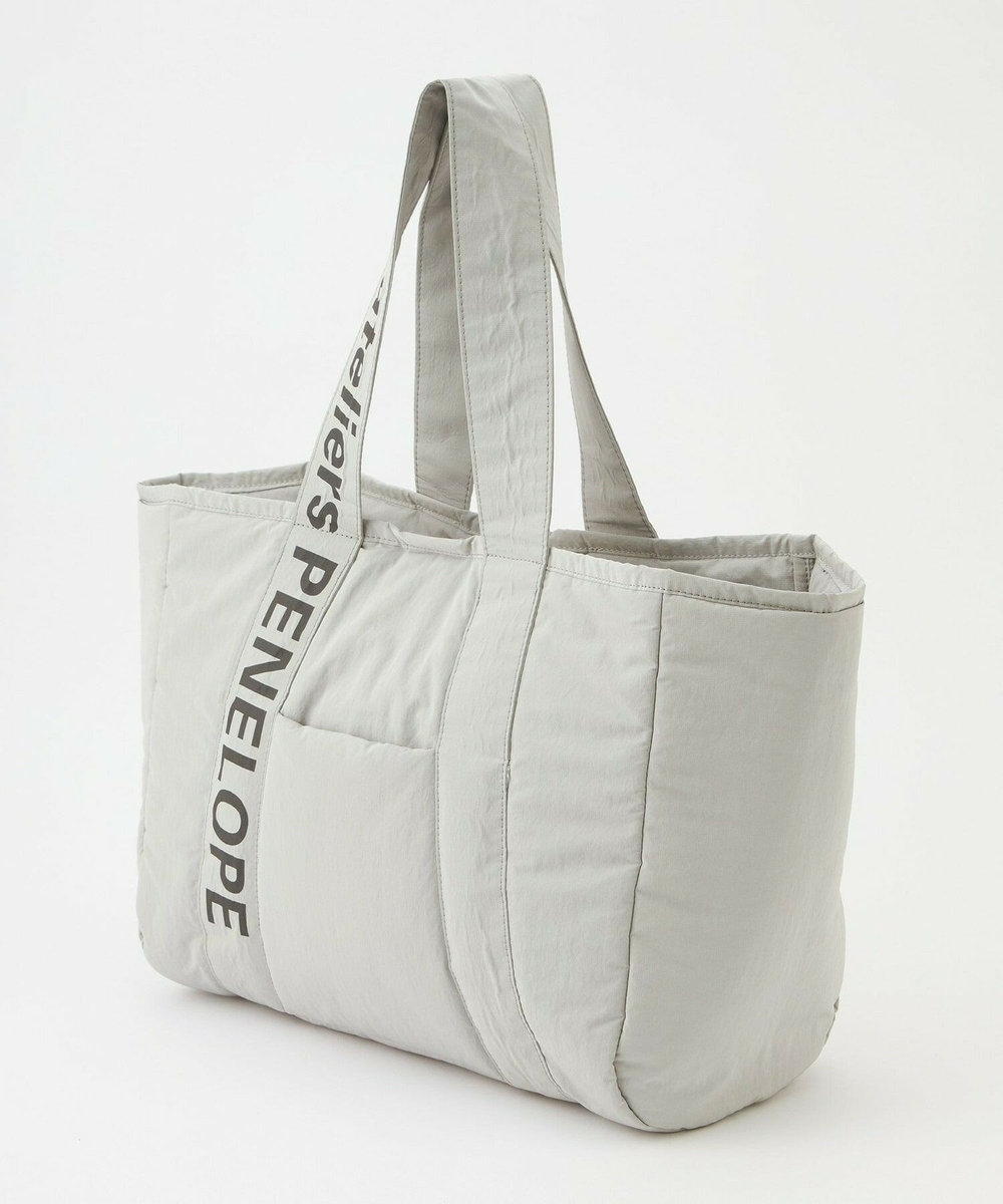 L'EQUIPE ateliers PENELOPE×L'EQUIPE ボンディングトートバッグ ライトグレー