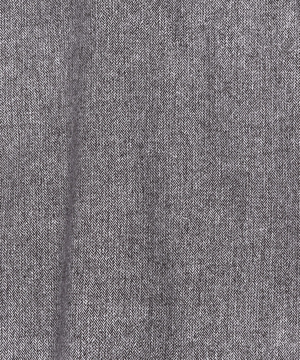 MEN'S BIGI ドットエアーヘリンボーンプリントスタンドカラージャケット＜保温/透湿/撥水/防シワ/ストレッチ＞ チャコールグレー