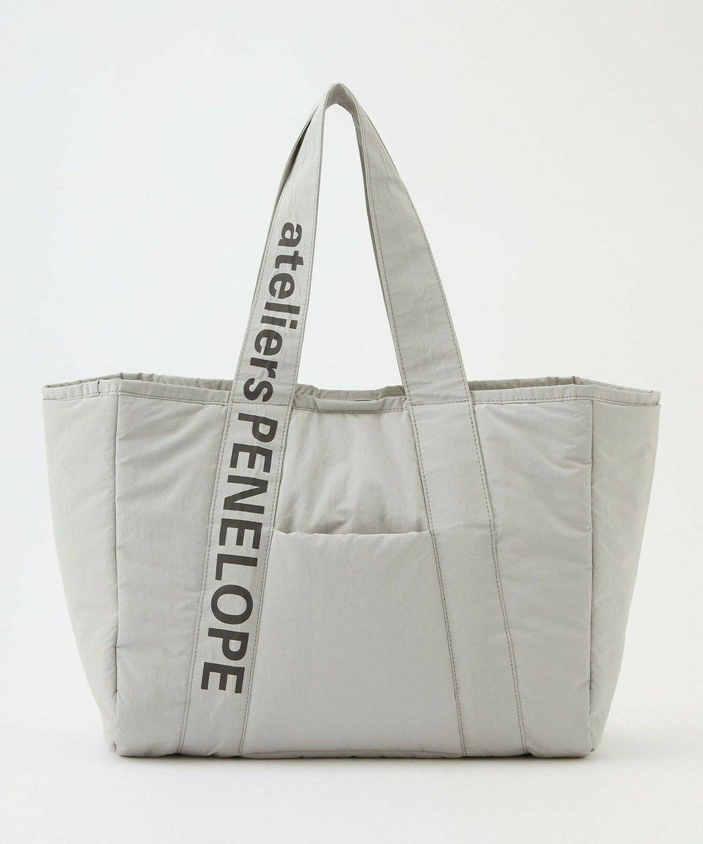 L'EQUIPE ateliers PENELOPE×L'EQUIPE ボンディングトートバッグ ライトグレー
