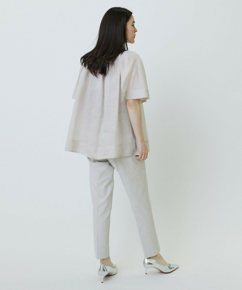 MOGA Pe麻オックスストレッチパンツ オフホワイト