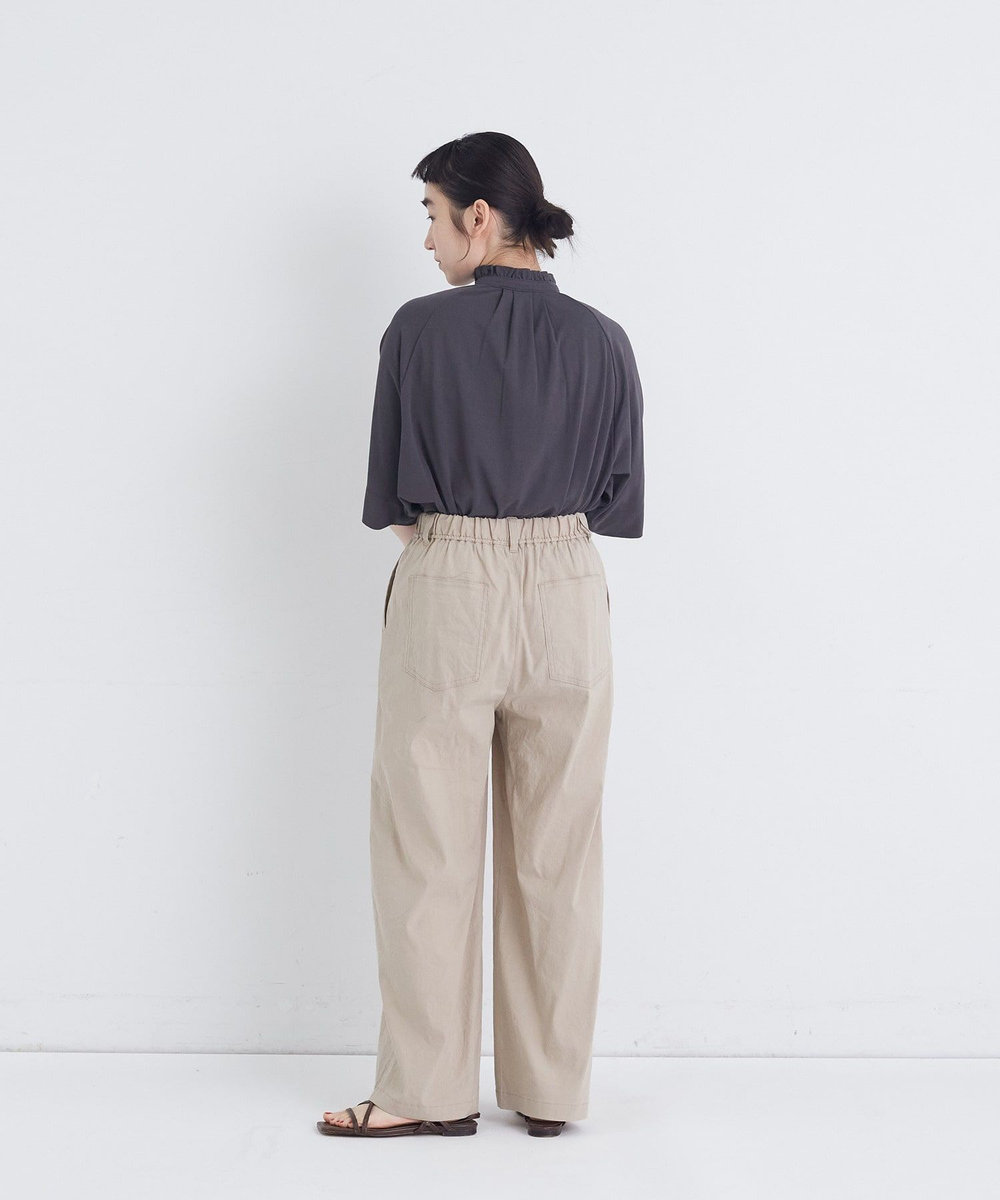congés payés ADIEU TRISTESSE ワイドストレートパンツ ベージュ