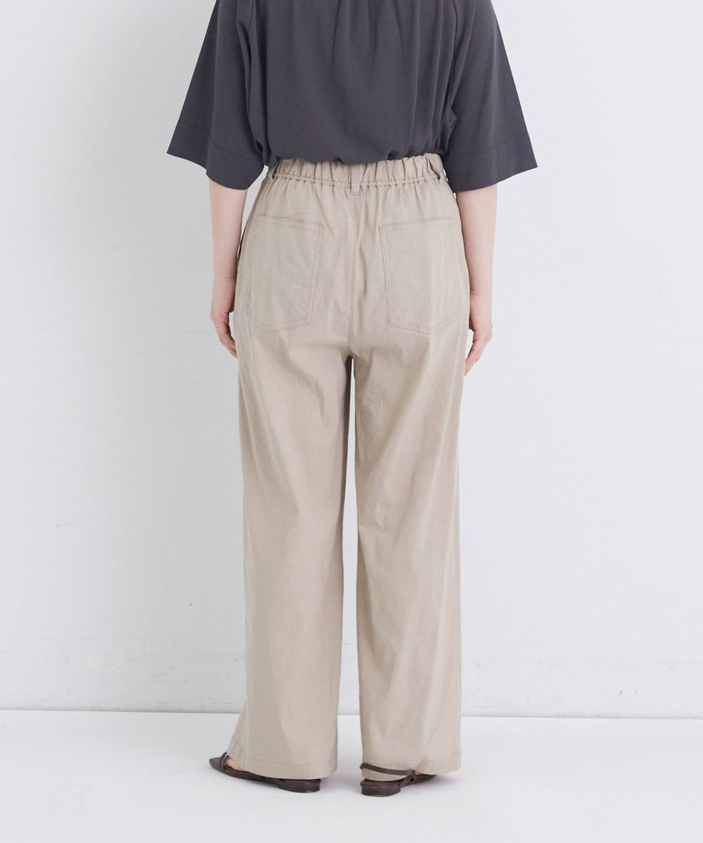 congés payés ADIEU TRISTESSE ワイドストレートパンツ ベージュ