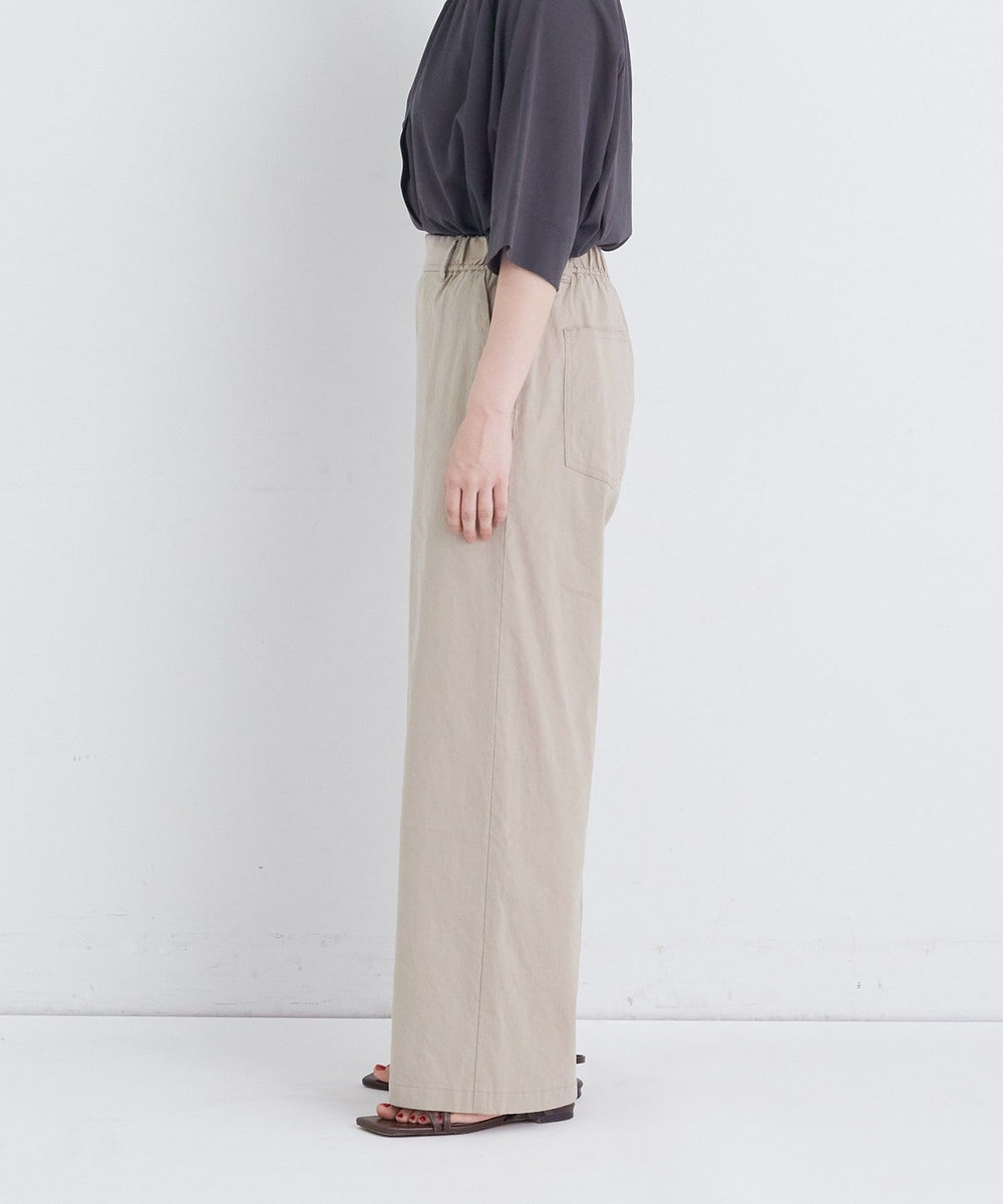 congés payés ADIEU TRISTESSE ワイドストレートパンツ ベージュ