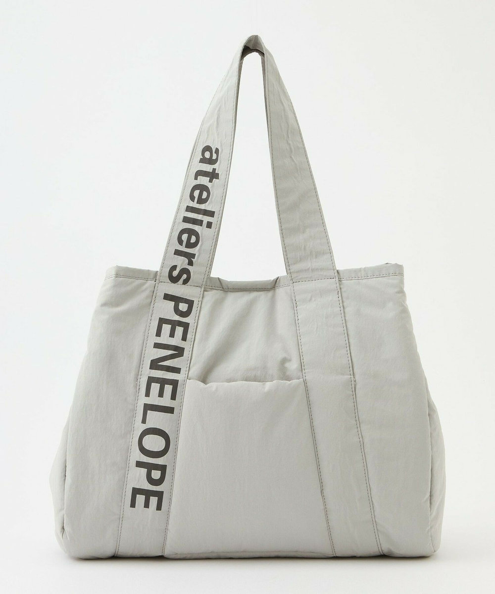 L'EQUIPE ateliers PENELOPE×L'EQUIPE ボンディングトートバッグ ライトグレー