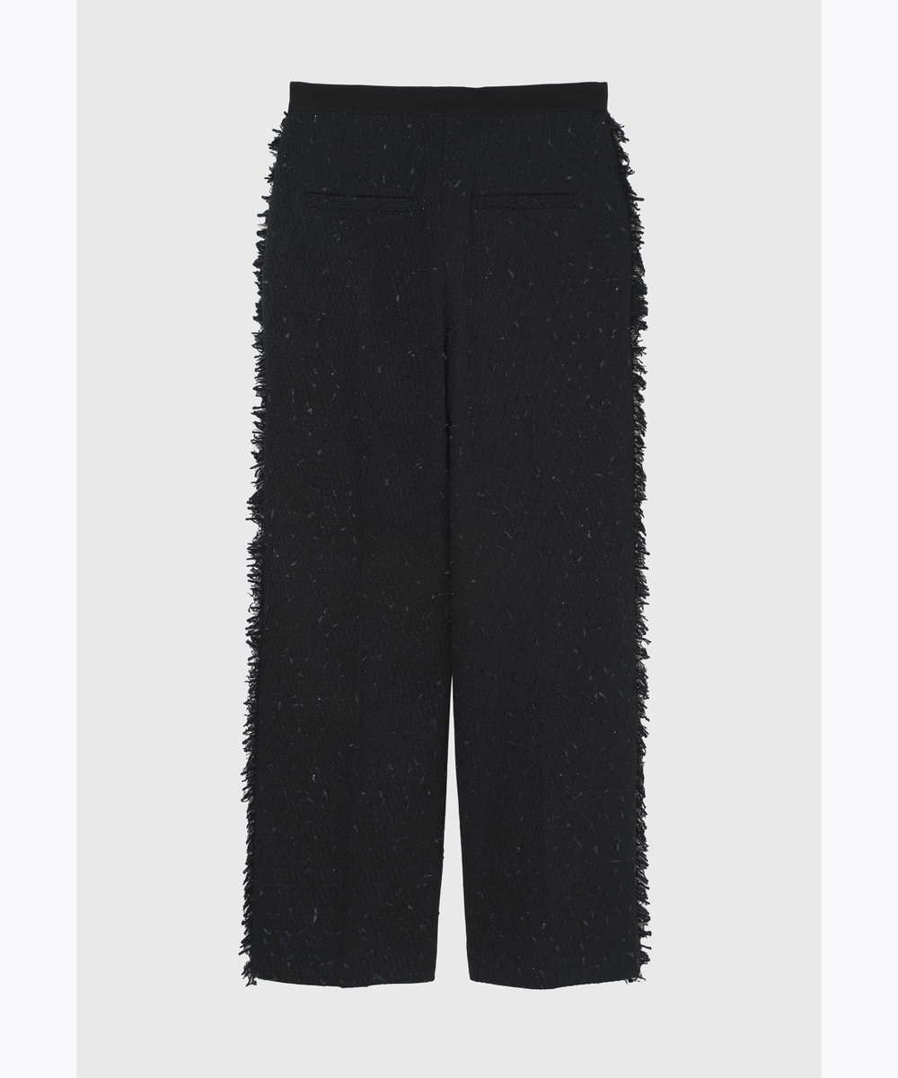 DÉPAREILLÉ FANCY TWEED PANTS / ファンシーツィードパンツ ブラック