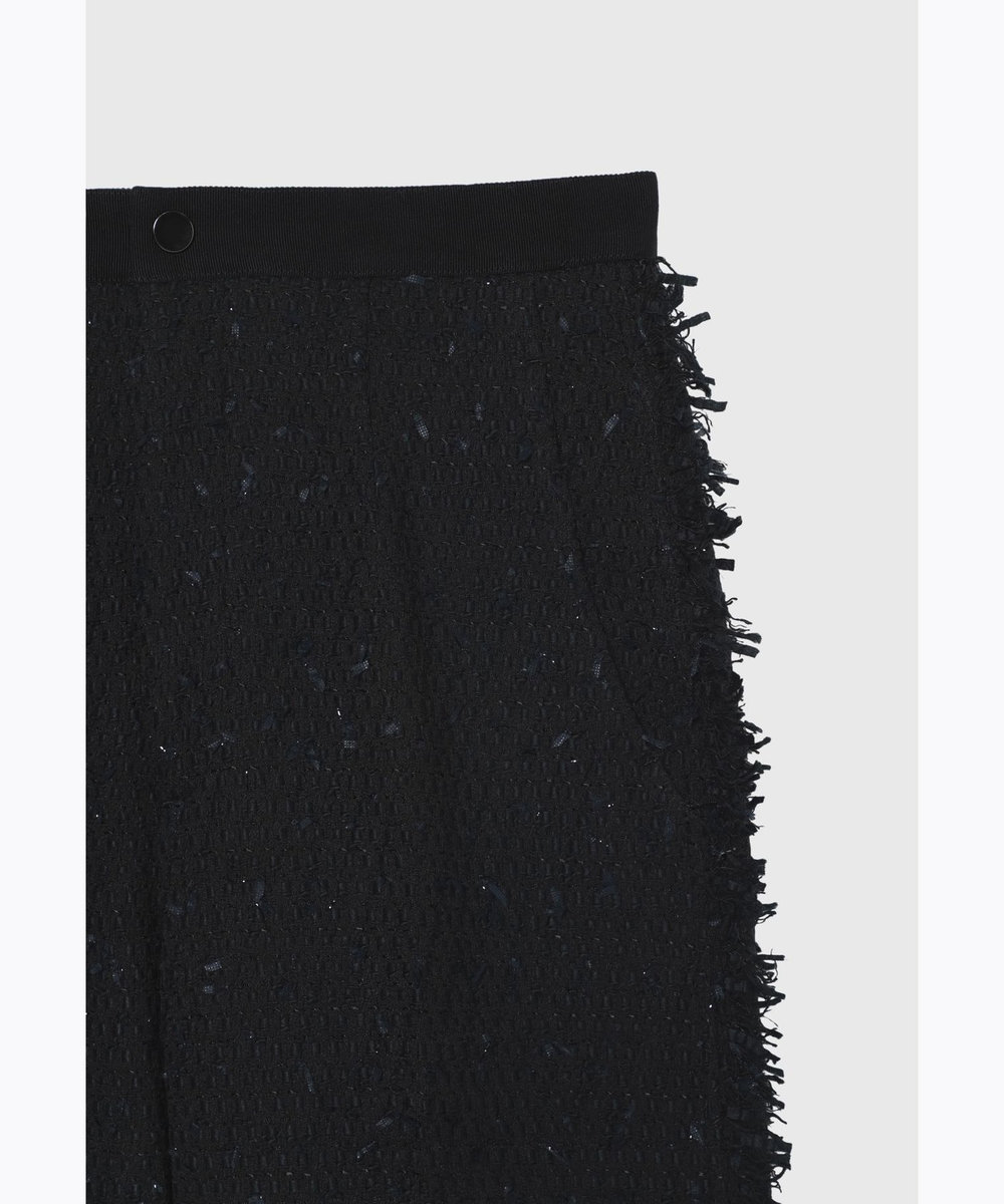 DÉPAREILLÉ FANCY TWEED PANTS / ファンシーツィードパンツ ブラック