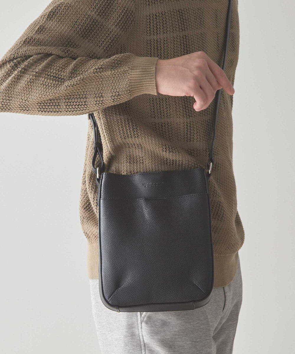 UNION STATION <UNION STATION by MEN'S BIGI>ボンディングミニショルダー ブラック系その他