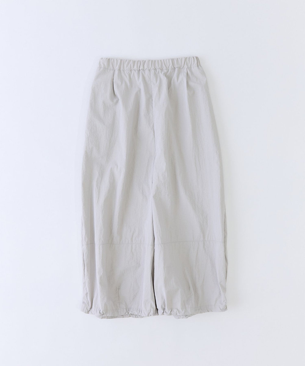 congés payés ADIEU TRISTESSE 【FAVE】ナイロンワイドサルエルパンツ グレイッシュベージュ