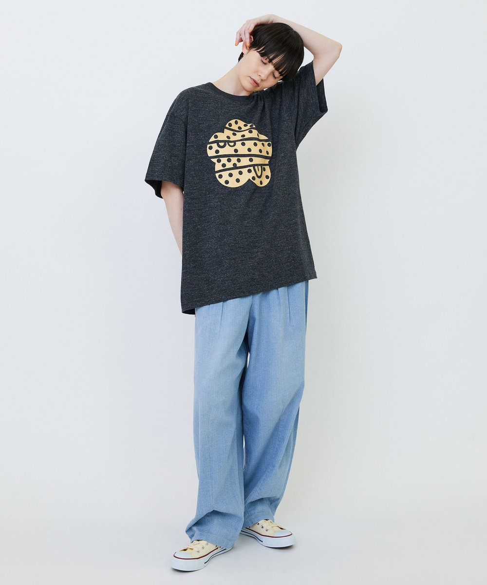 FRAPBOIS ドットパーキーT チャコールグレー