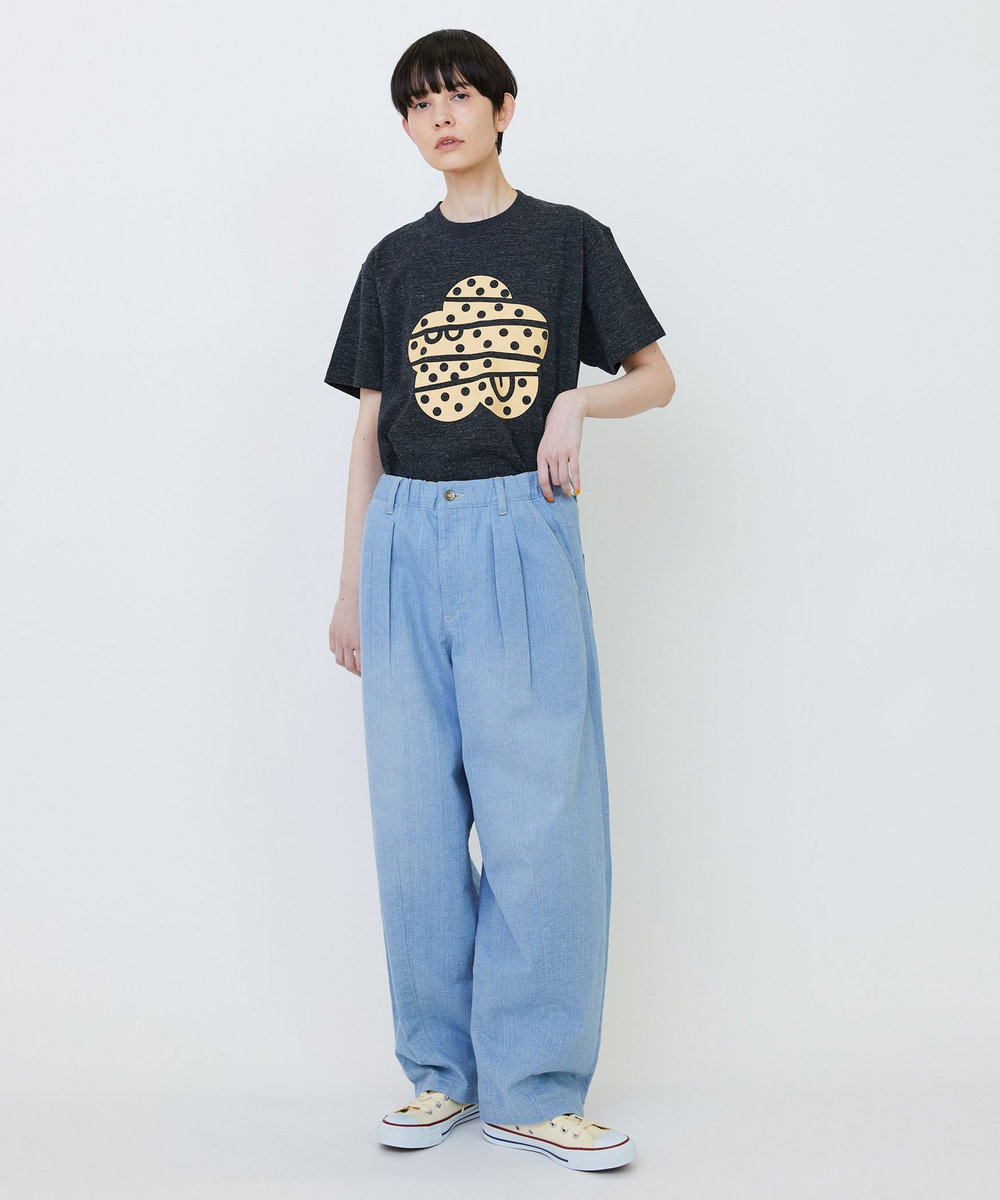 FRAPBOIS ドットパーキーT チャコールグレー