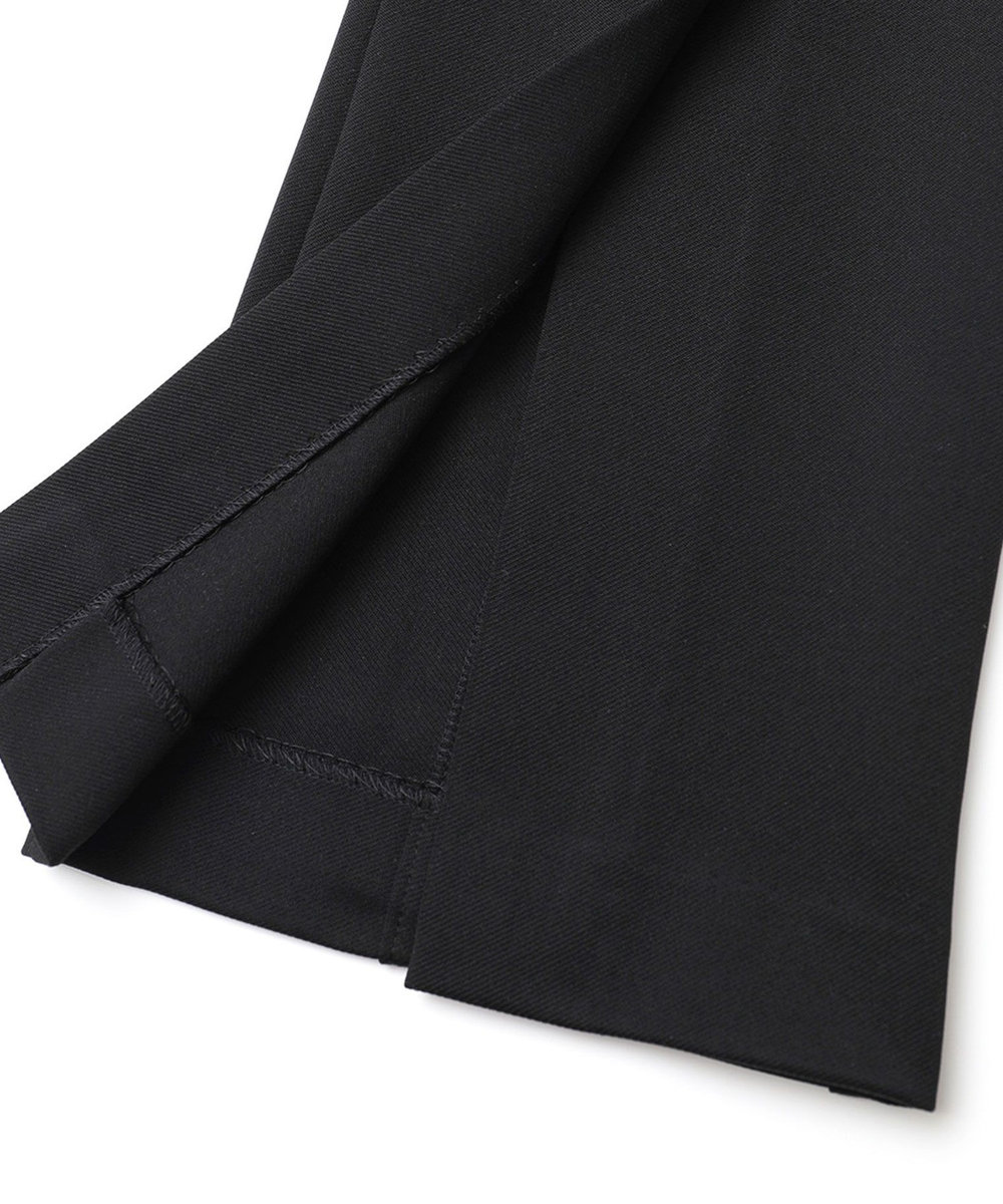 1er Arrondissement ＜J.C.M (ジェイシーエム)＞スリットフレアーパンツ ブラック