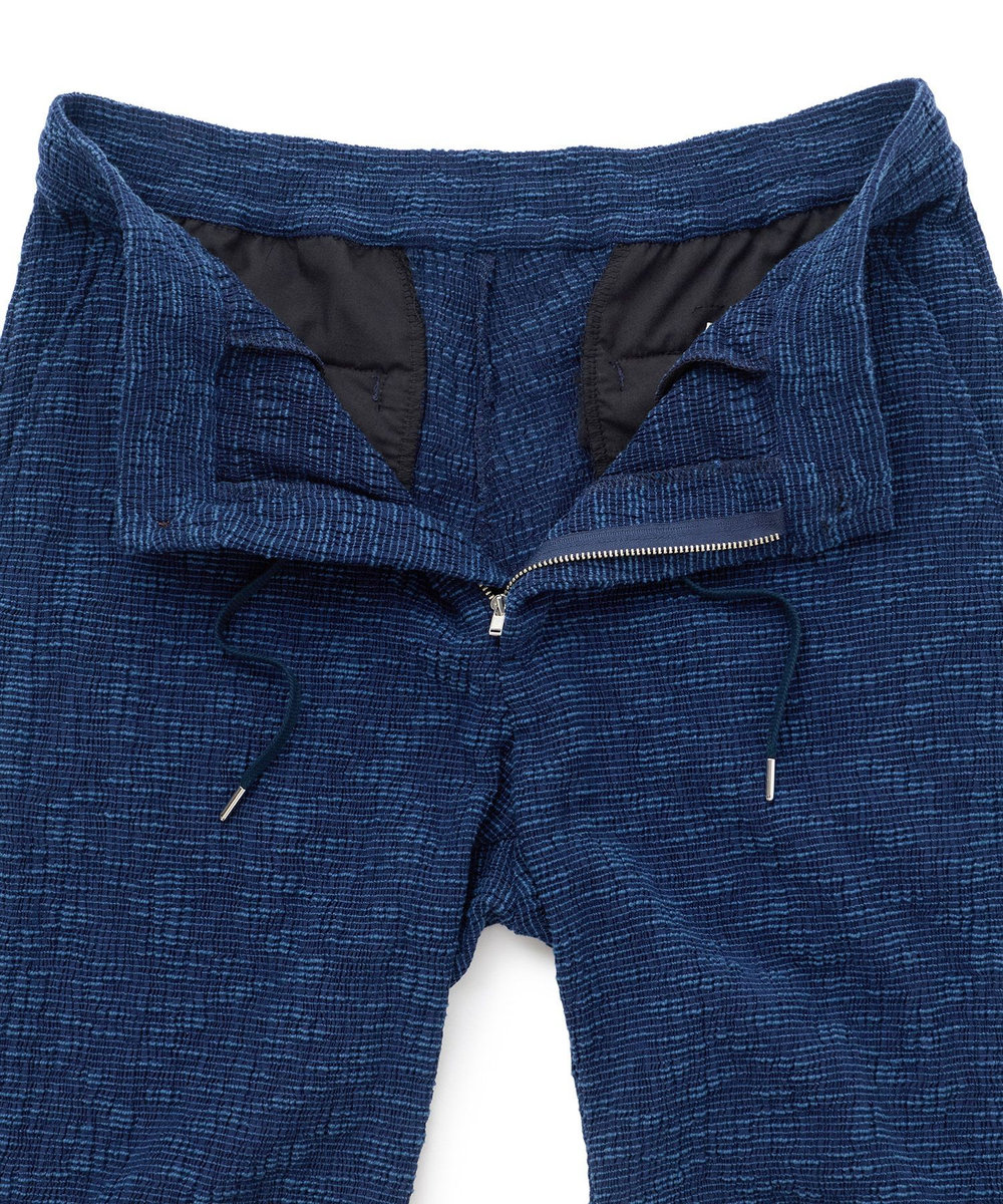 MEN'S BIGI スラブカールマイヤー イージーショートパンツ ネイビー