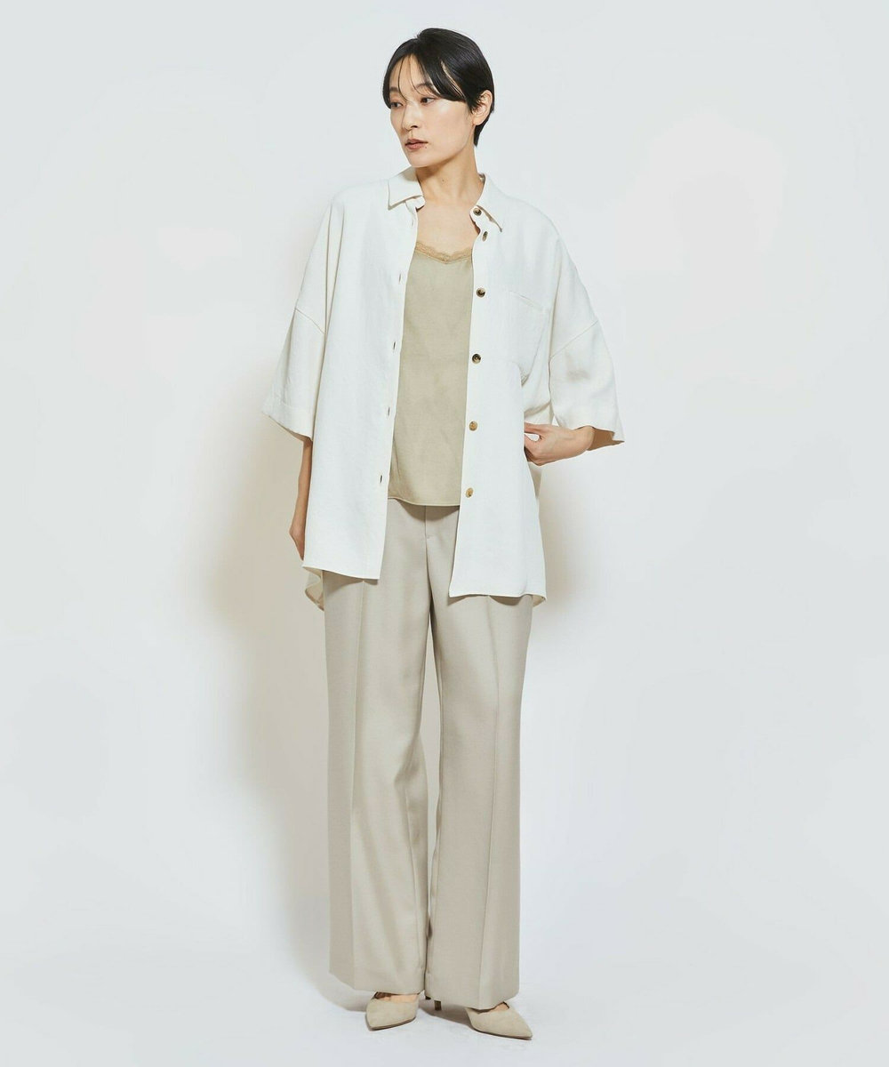 MOGA Collection MOGA Collection トリアセウールパンツ ベージュ