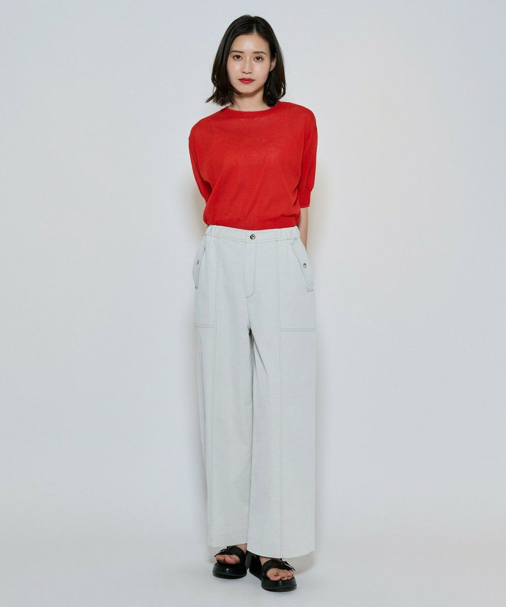 L'EQUIPE ファンクショナルツイルパンツ キナリ