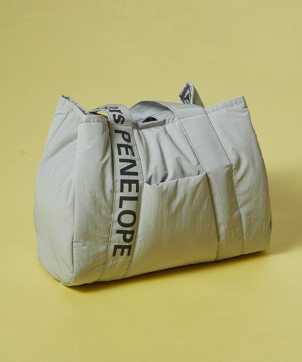 L'EQUIPE ateliers PENELOPE×L'EQUIPE ボンディングトートバッグ ライトグレー