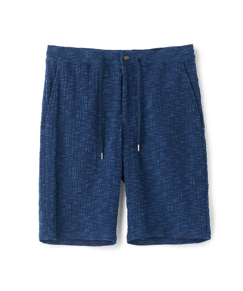 MEN'S BIGI スラブカールマイヤー イージーショートパンツ ネイビー