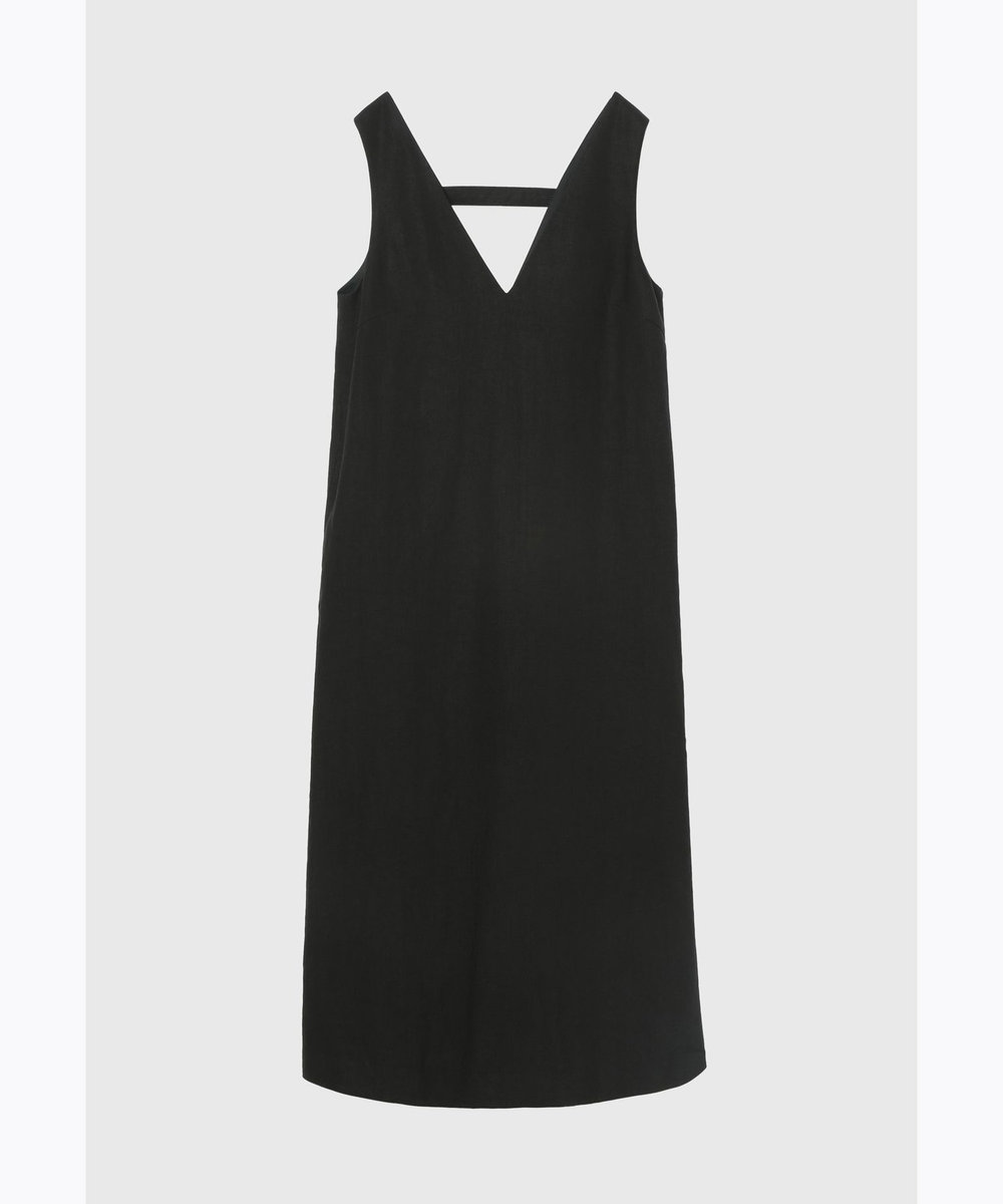 DÉPAREILLÉ WASHER LINEN DRESS / ワッシャーリネンドレス ブラック
