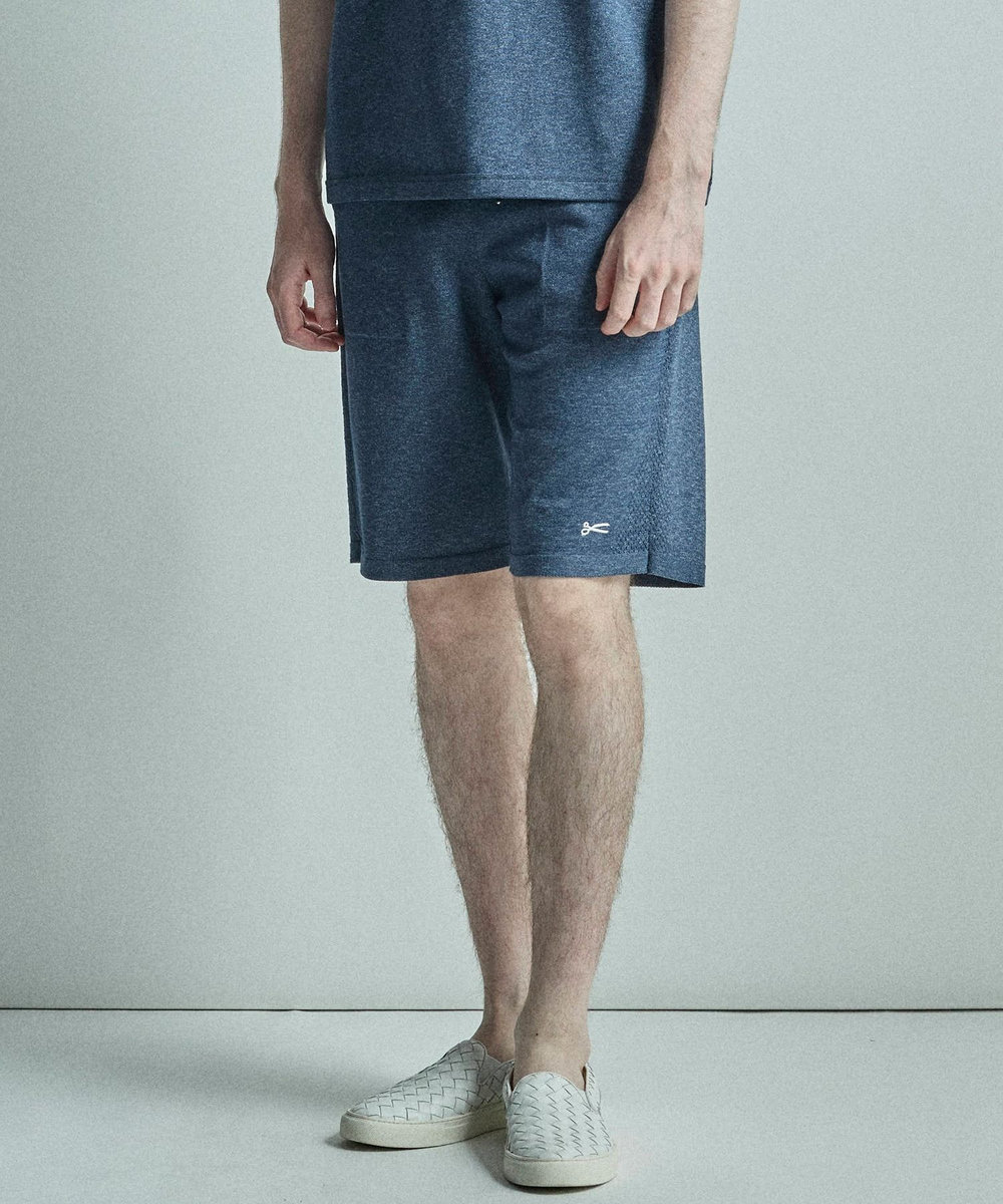 MEN'S BIGI 【DENHAM/デンハム】別注ニットショートパンツ ネイビー