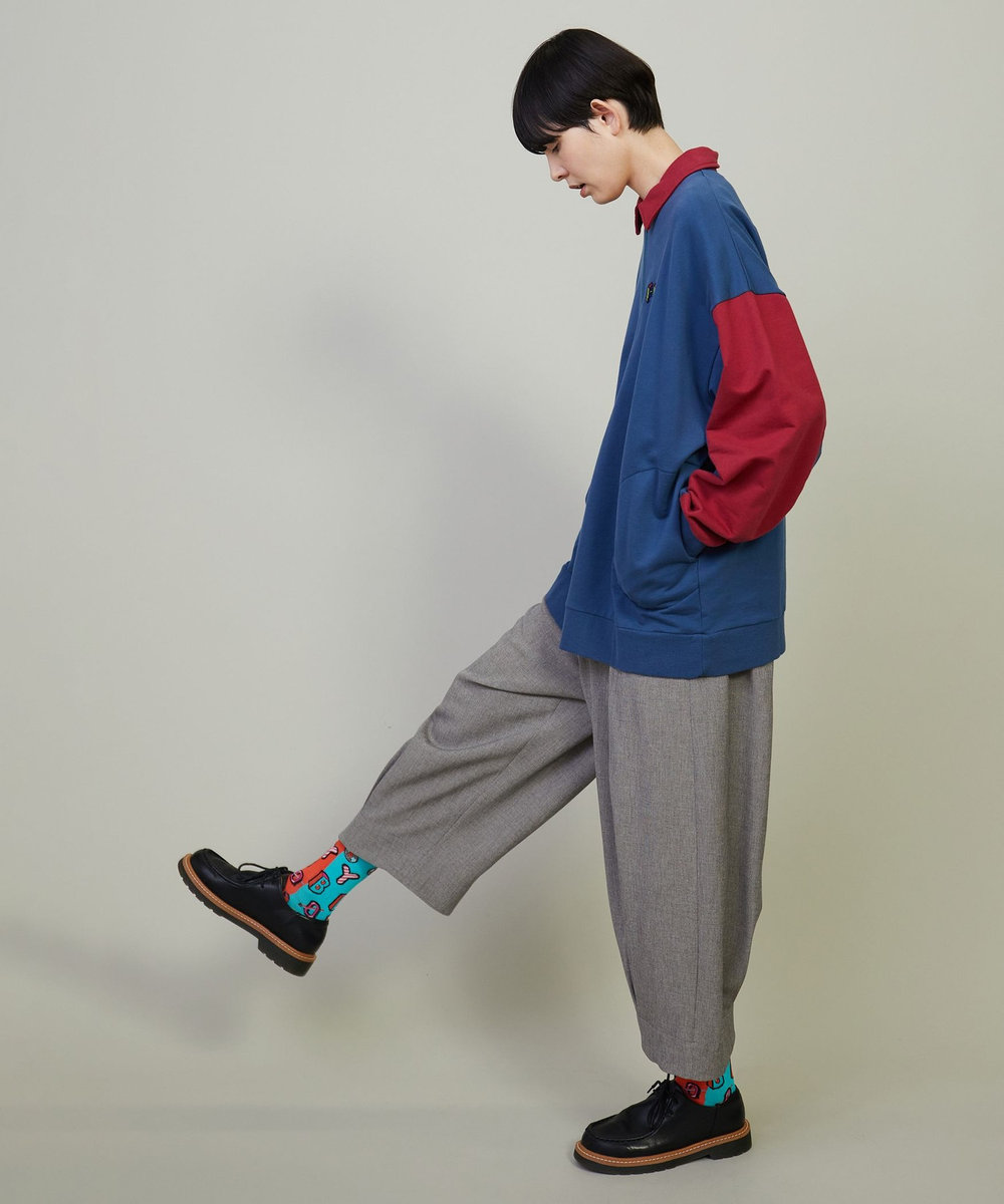 FRAPBOIS エアーポケット パンツ グレー