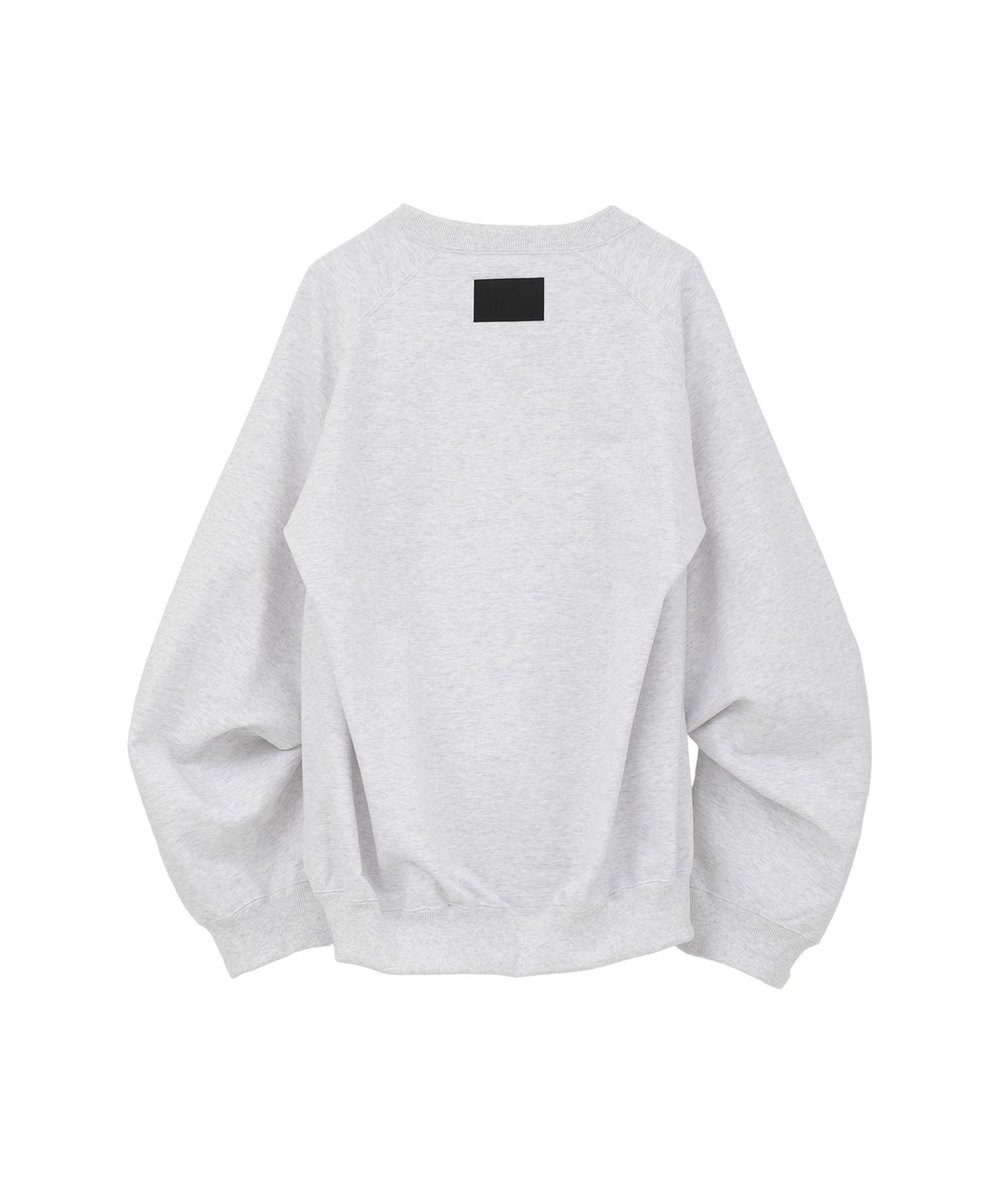 1er Arrondissement ＜COGTHEBIGSMOKE (コグ ザ ビッグ スモーク)＞“LEILA WIDE CUFF"スウェット ライトグレー