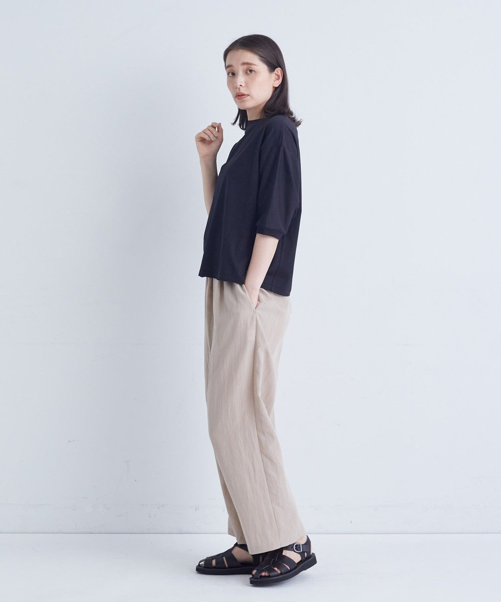 ADIEU TRISTESSE オフボディシルエットTシャツ ブラック