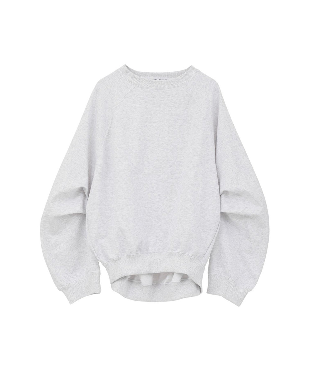 1er Arrondissement ＜COGTHEBIGSMOKE (コグ ザ ビッグ スモーク)＞“LEILA WIDE CUFF"スウェット ライトグレー