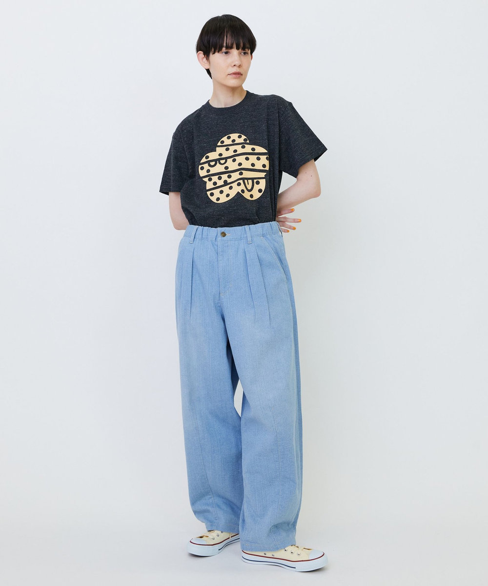 FRAPBOIS ドットパーキーT チャコールグレー
