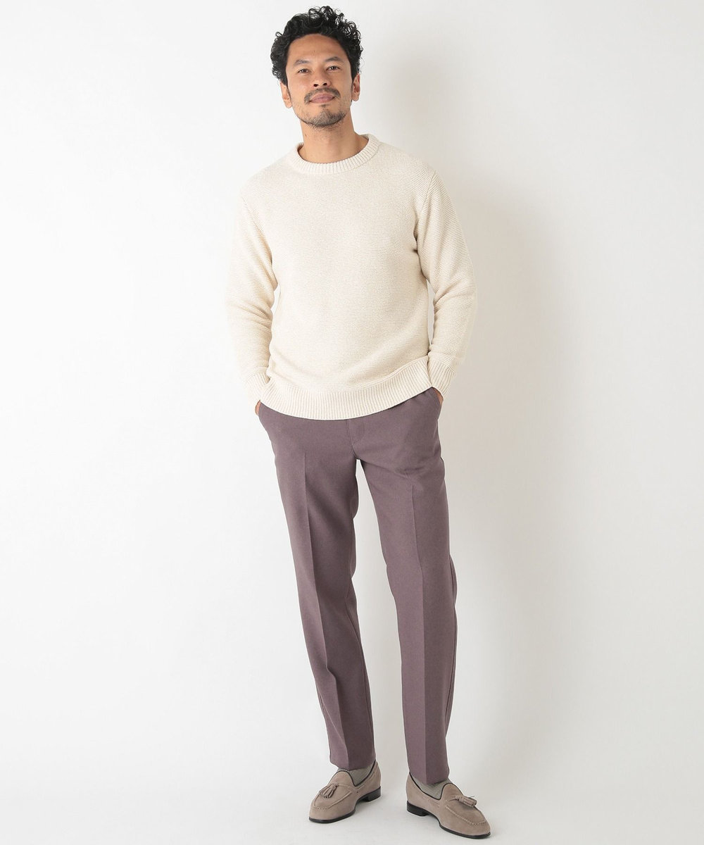 MEN'S BIGI 【スタプレタイプ/EASY CARE】ツイルストレッチイージーパンツ モカ