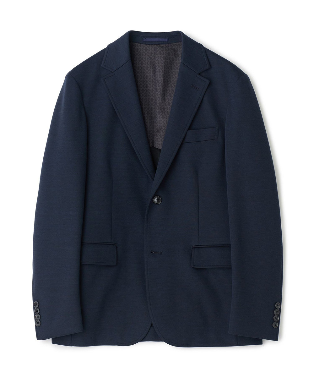 MEN'S BIGI 《別注》COLE HAAN ウールブレンドシャイニーポンチセットアップジャケット ネイビー
