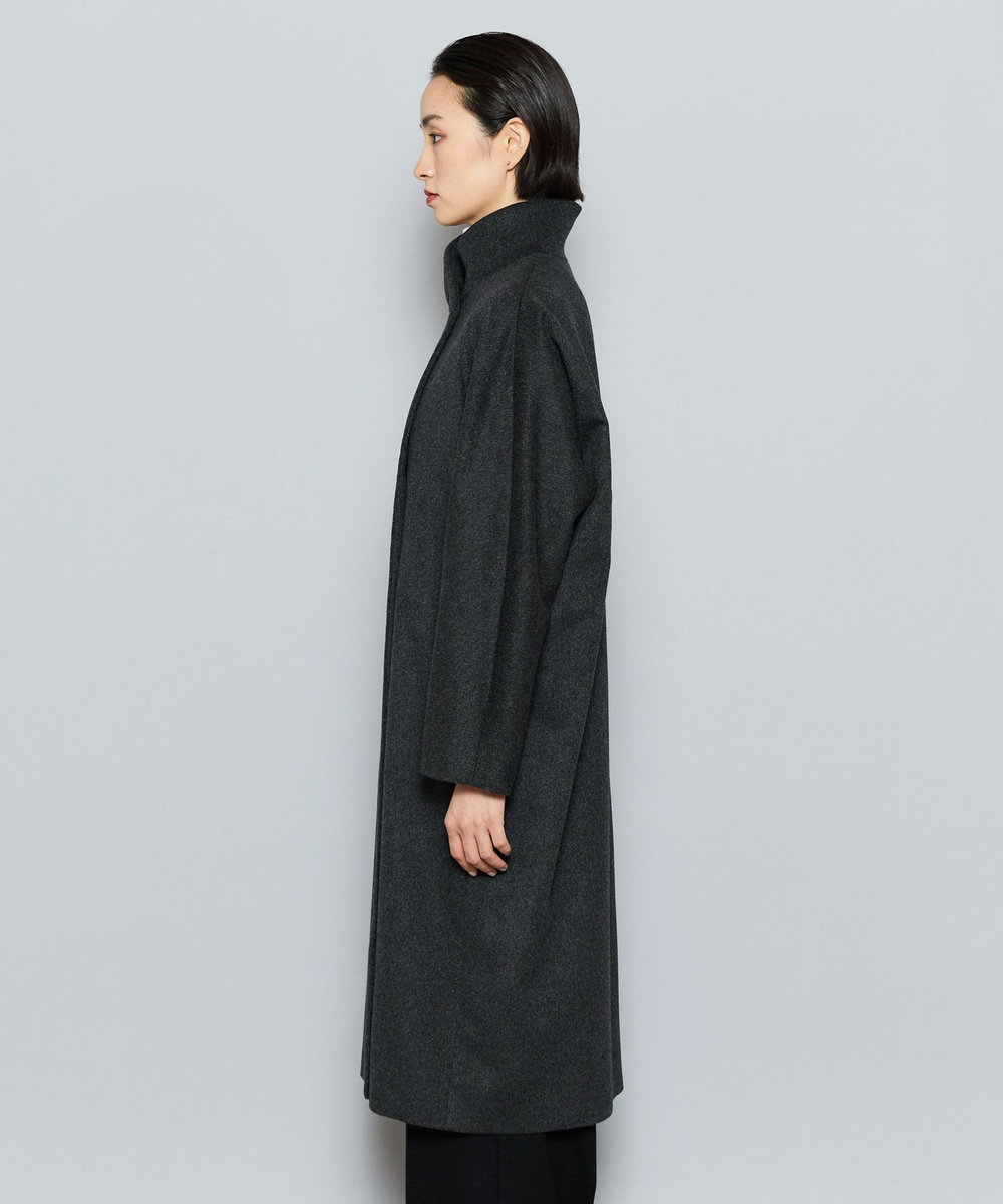 L'EQUIPE COUTURIER ピュアカシミヤコート チャコールグレー