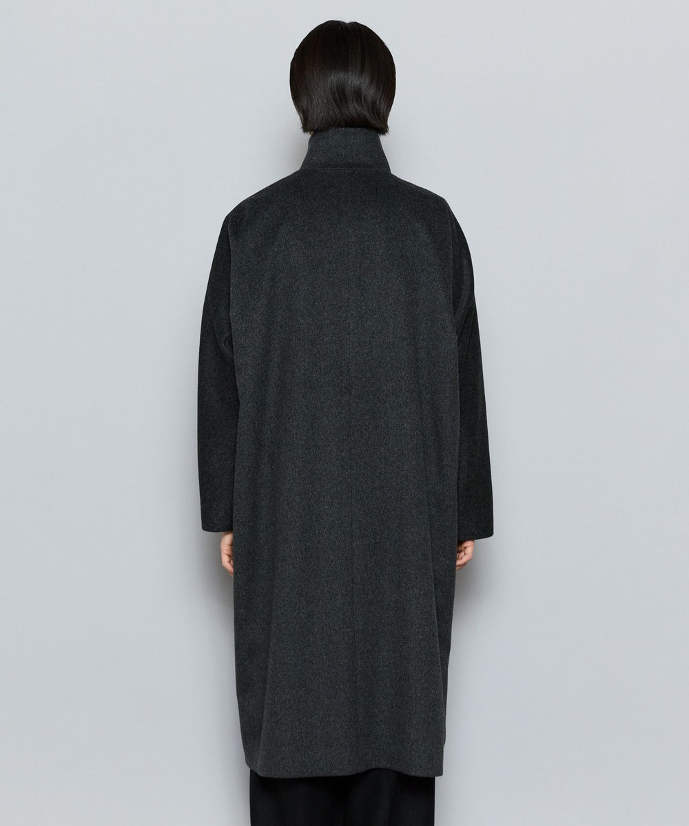 L'EQUIPE COUTURIER ピュアカシミヤコート チャコールグレー
