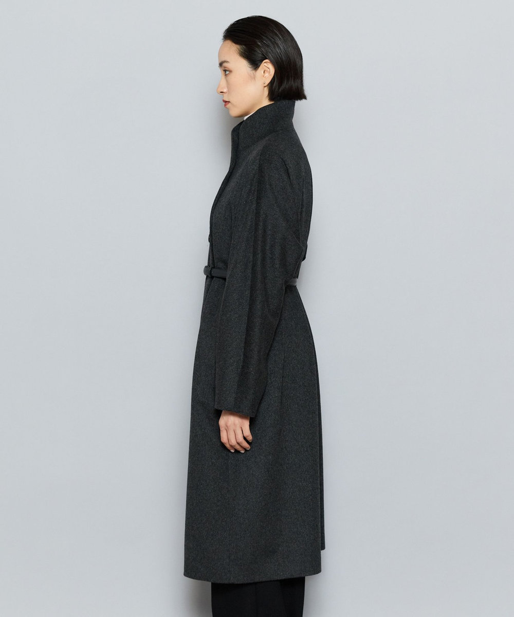 L'EQUIPE COUTURIER ピュアカシミヤコート チャコールグレー