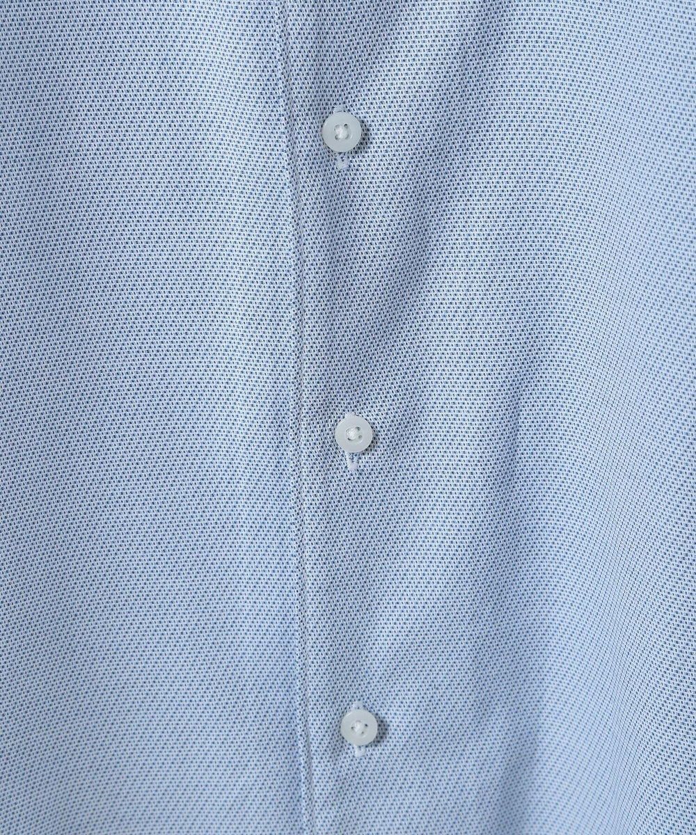 MEN'S BIGI コットンポリエステルドビーシャツ<EASY CARE> ホワイト系その他