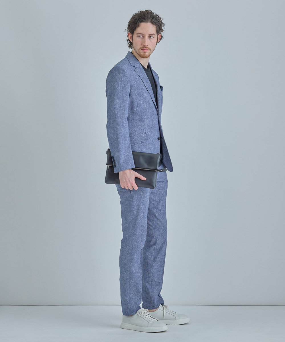 MEN'S BIGI 【MODELLO/モデロ】GORETEX 別注 レザースニーカー＜防水・抗菌・抗ウイルス加工・抗カビ・防臭・消臭＞ ホワイト