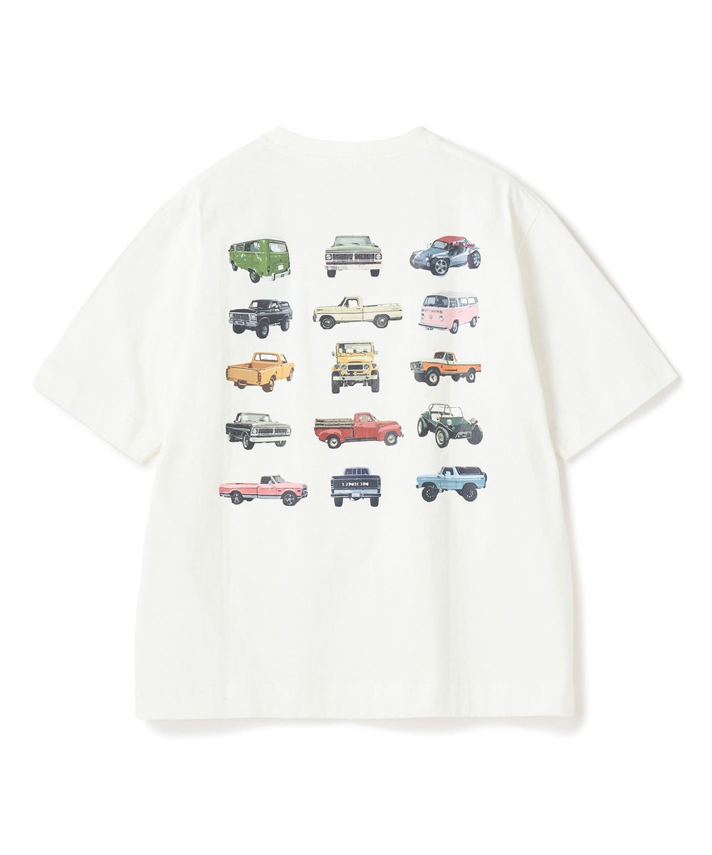 UNION STATION サンタモニカ グラフィック刺繍T〈ストレッチ・ハンドウォッシャブル〉 ホワイト系その他