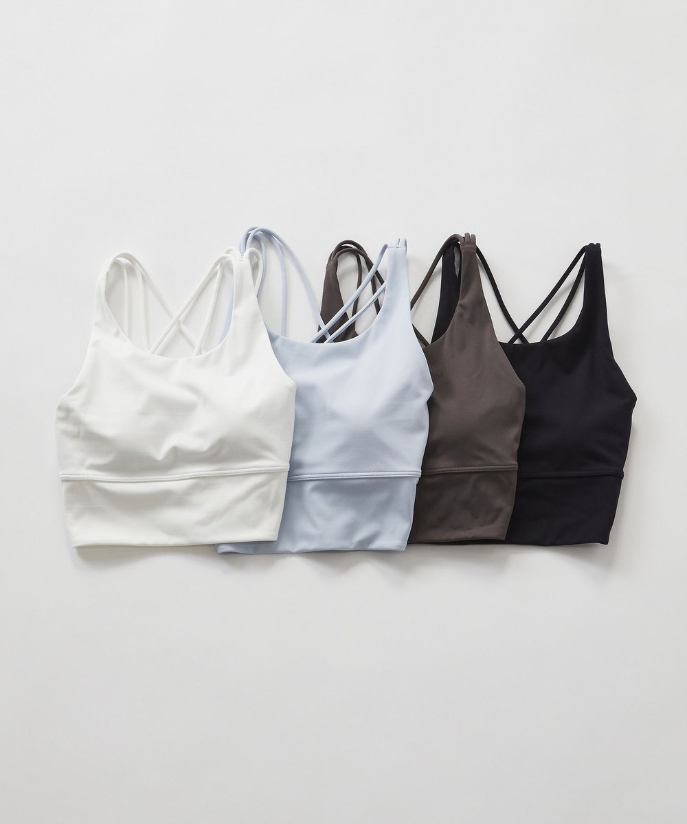 Julier 【定番】YOGA FITショートトップス/パット付き・UVカット・吸汗速乾・ホットヨガ対応・水着・水陸両用 ホワイト