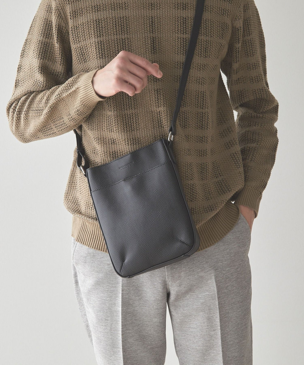 UNION STATION <UNION STATION by MEN'S BIGI>ボンディングミニショルダー ブラック系その他