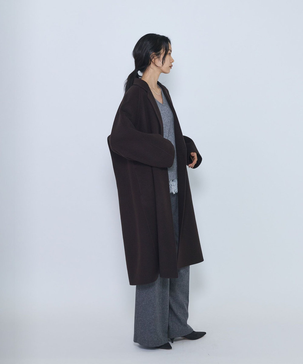1er Arrondissement ラップリバーコート ブラウン