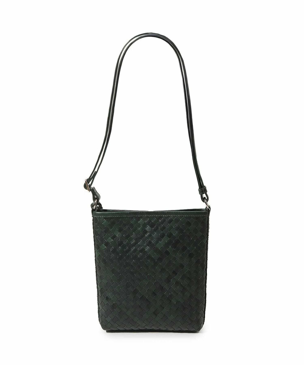 MEN'S BIGI 【SEEKER/シーカー】別注メッシュレザーショルダーバッグ グリーン