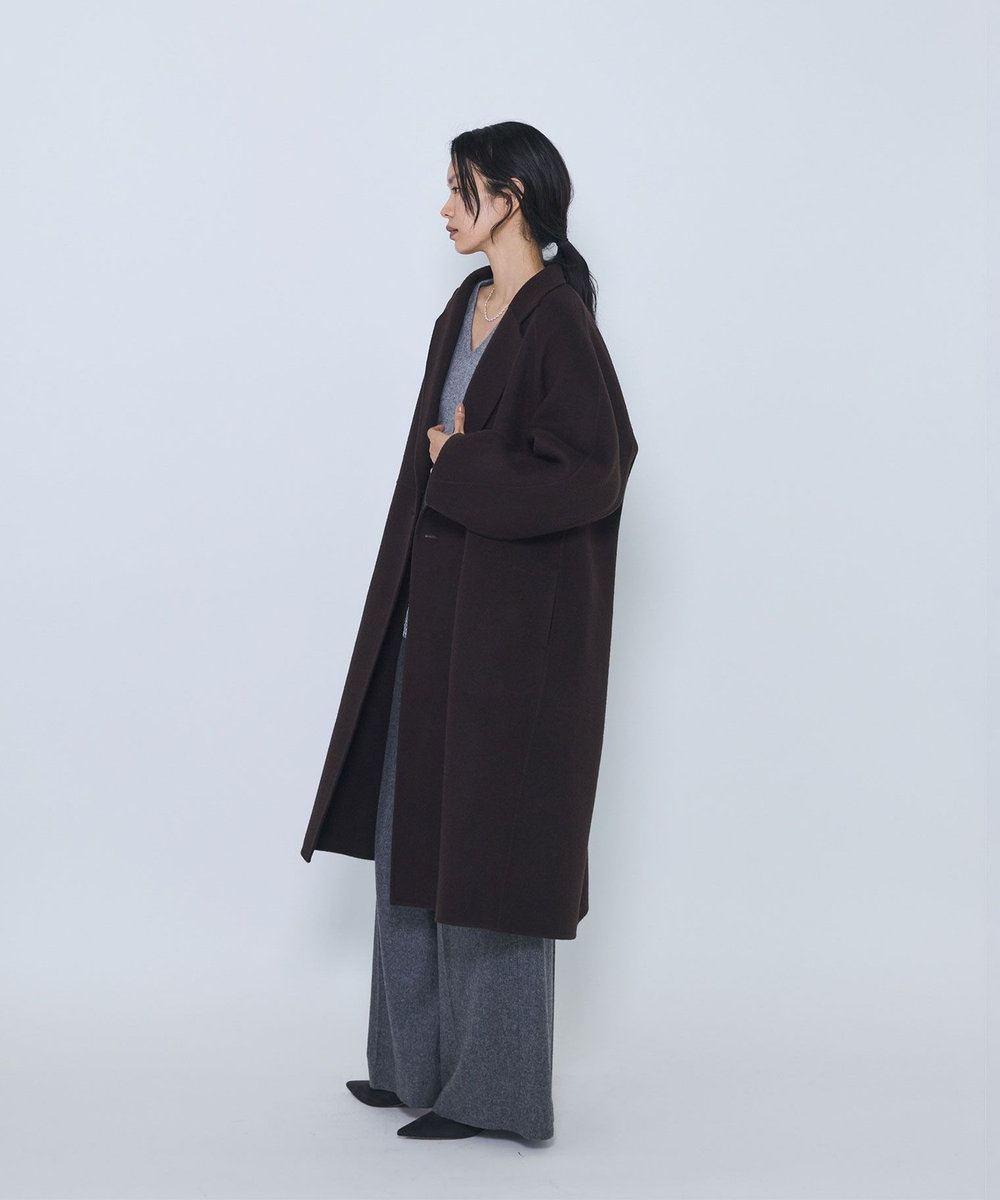1er Arrondissement ラップリバーコート ブラウン
