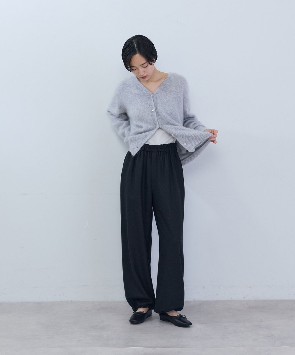 ADIEU TRISTESSE ウォームイージーパンツ ブラック