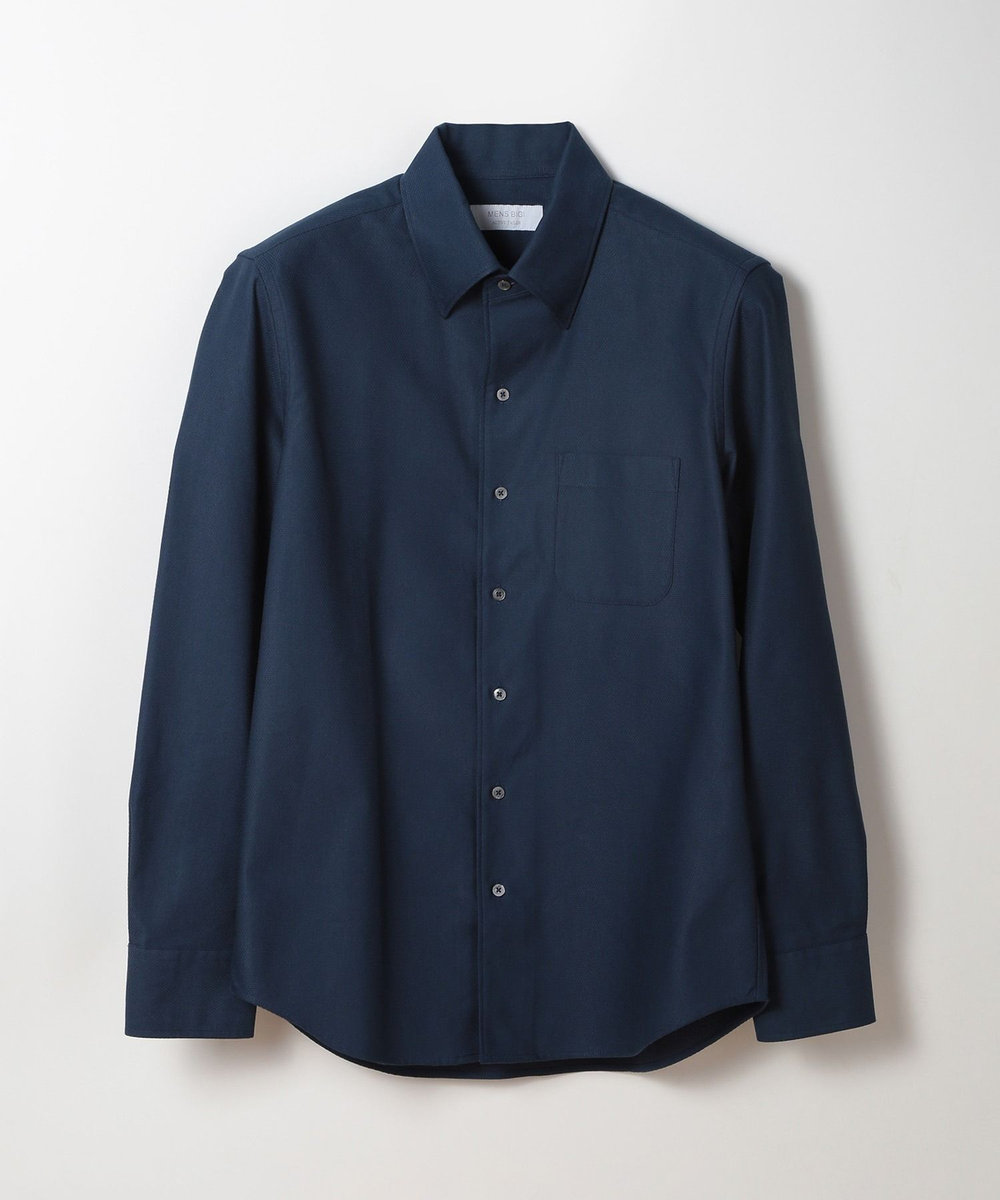 MEN'S BIGI 【ACTIVE TAILOR】COOLMAX絡み織ドレスシャツ ネイビー