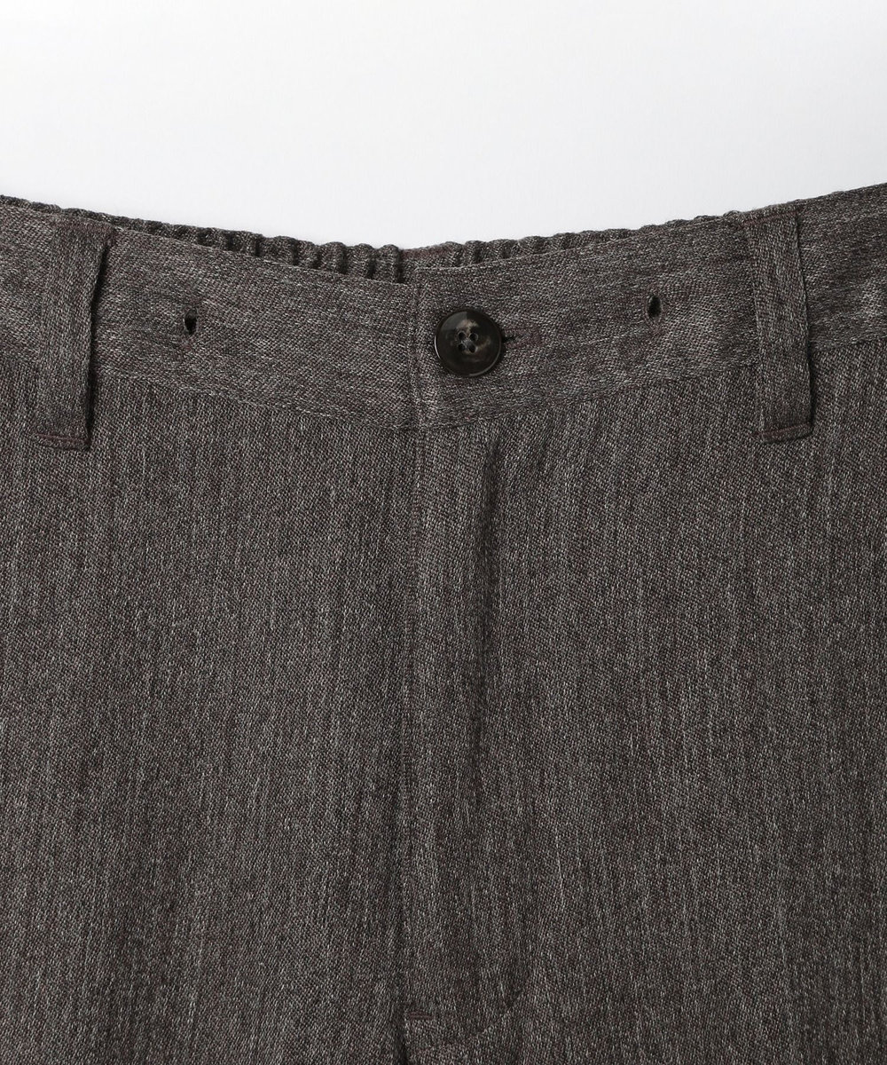 MEN'S BIGI デニム調ツイードストレッチパンツ モカ