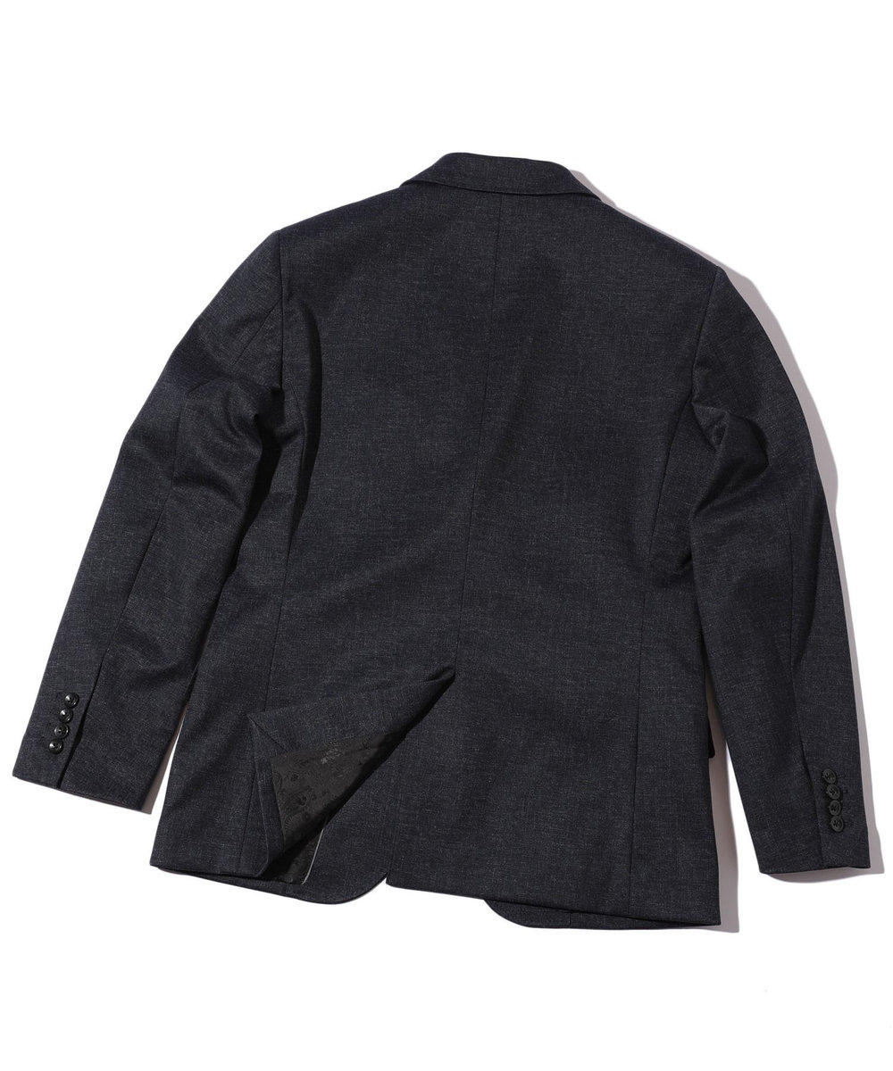 MEN'S BIGI 【ACTIVE TAILOR】エクストラTRジャージプリントテーラードジャケット＜セットアップ・スリーピース対応＞ ネイビー