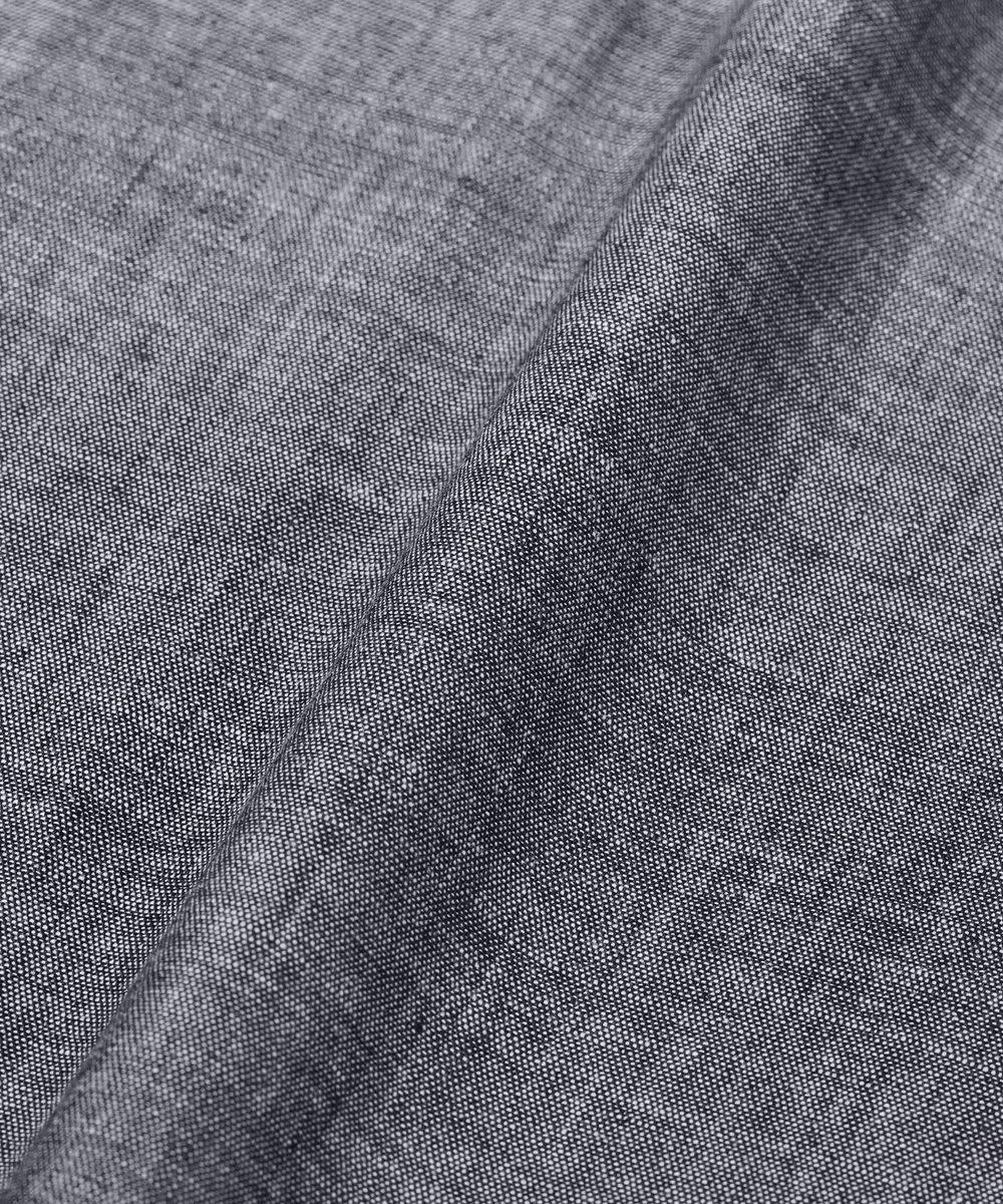 DÉPAREILLÉ 4.5OZ DENIM TRIPLE RIBBON BLOUSE / 4.5OZデニムトリプルリボンブラウス インディゴブルー