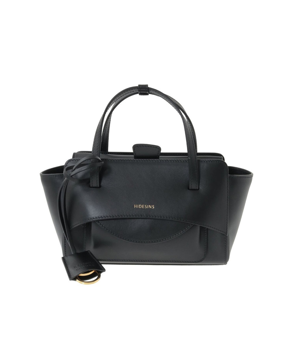 1er Arrondissement ＜HIDESIGN（ハイドサイン）＞ハンドバッグ ブラック