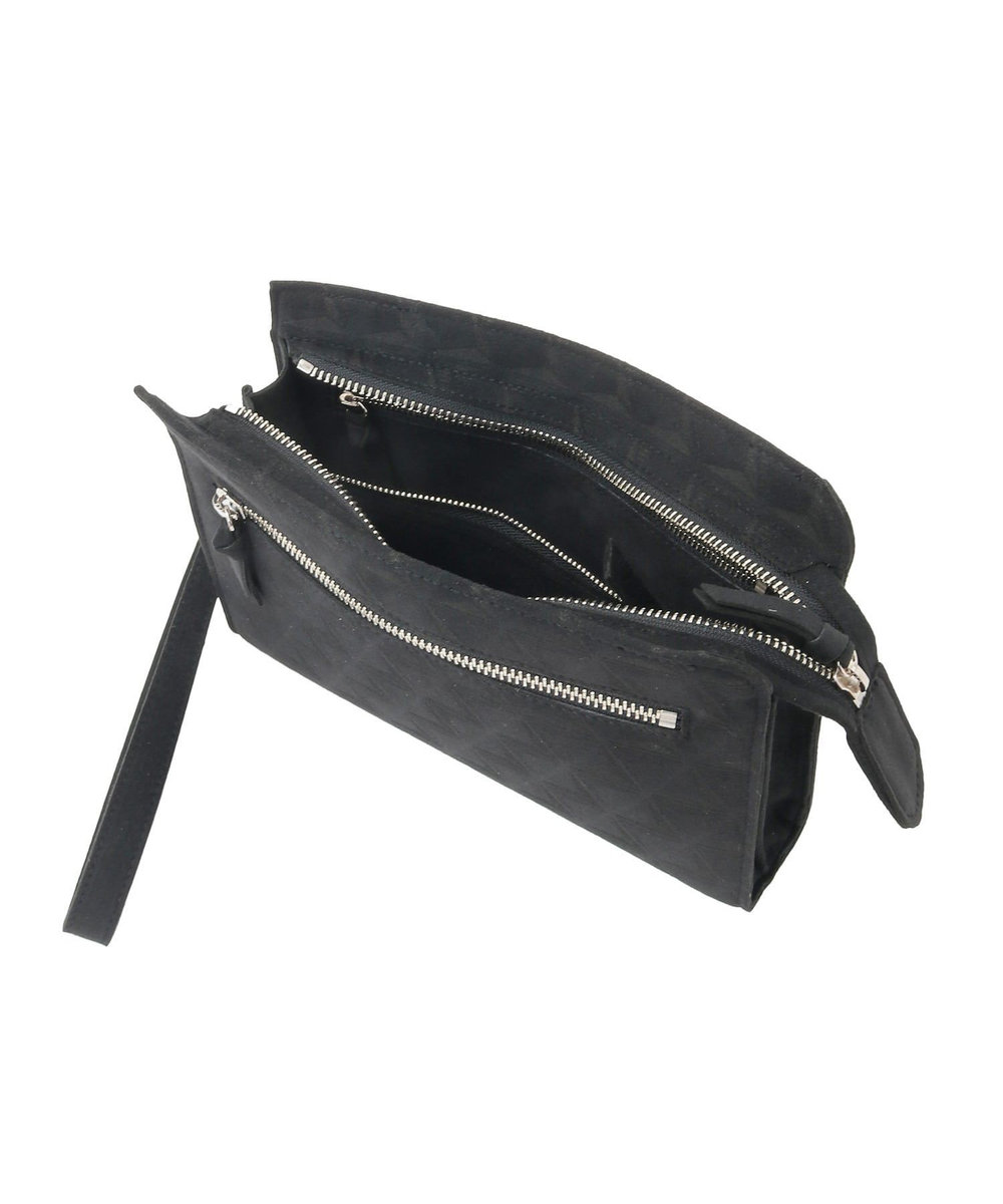 MEN'S BIGI 【Estivant/エスティバン】Clutch Bag/ ウルトラスエード クラッチバッグ ブラック
