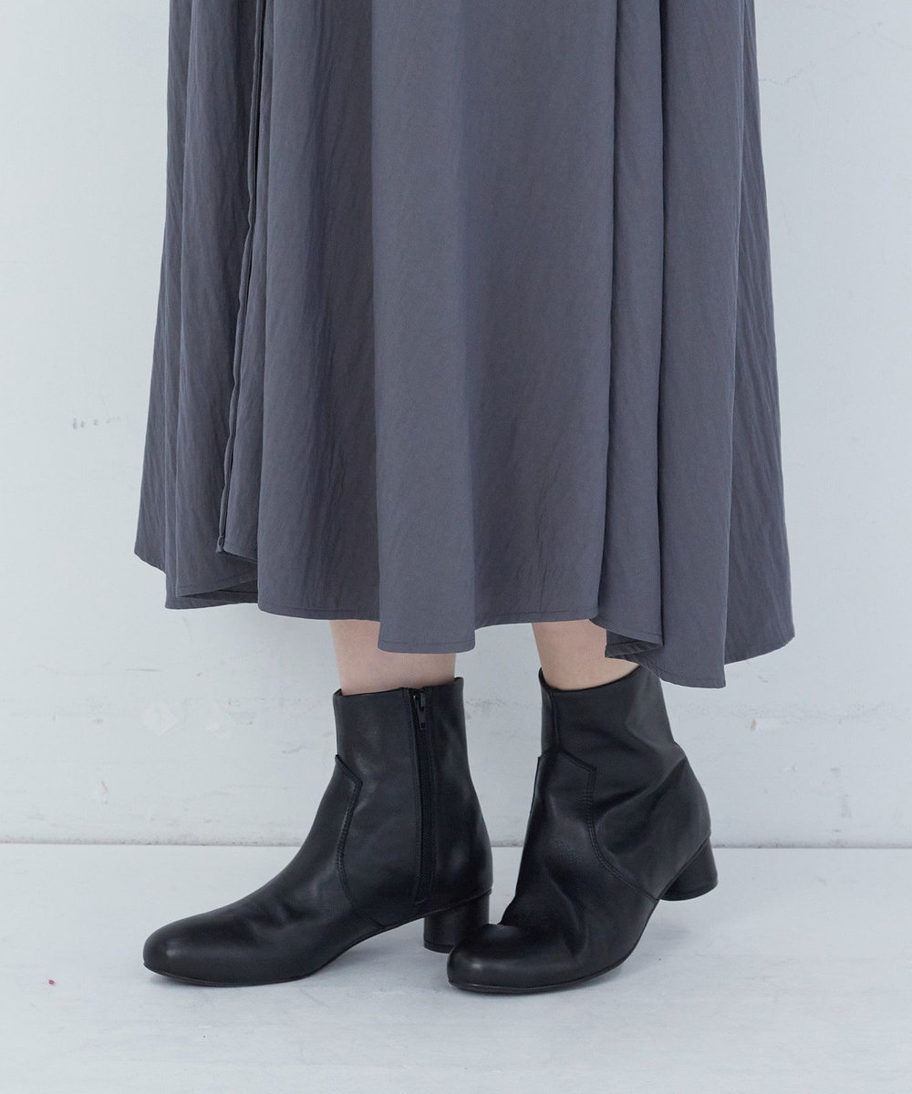 ADIEU TRISTESSE レーヨンナイロンワンピース チャコールグレー