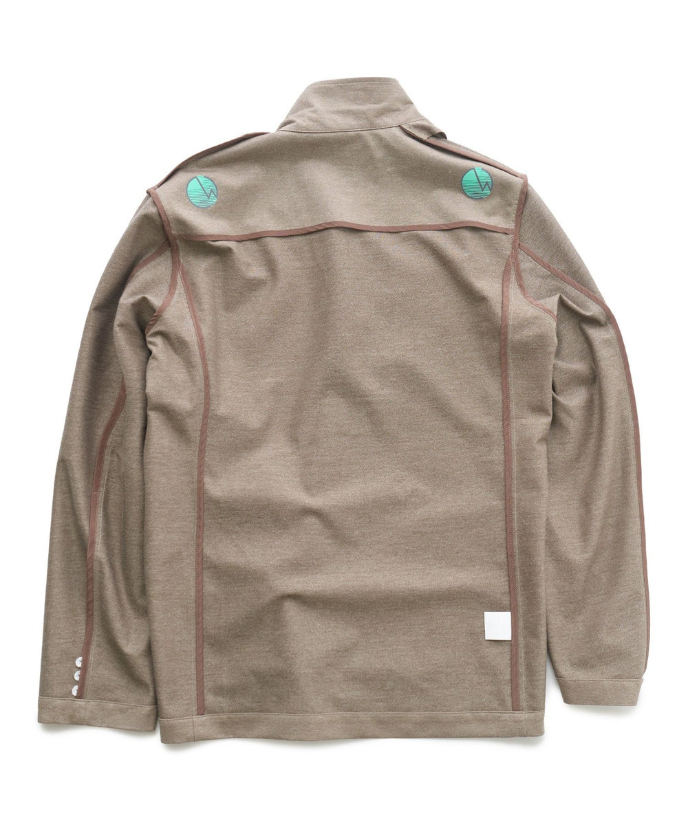 MEN'S BIGI Begin6月号掲載【COVEROSS W/カバロスダブル】別注 リカバリーセットアップジャケット＜血行促進/抗酸化作用/遠赤外線効果/ストレッチ＞ ベージュ